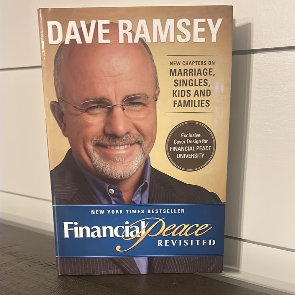Dave Ramsey Financial Peace Revisited Coffee Table Book - Blue and Tan